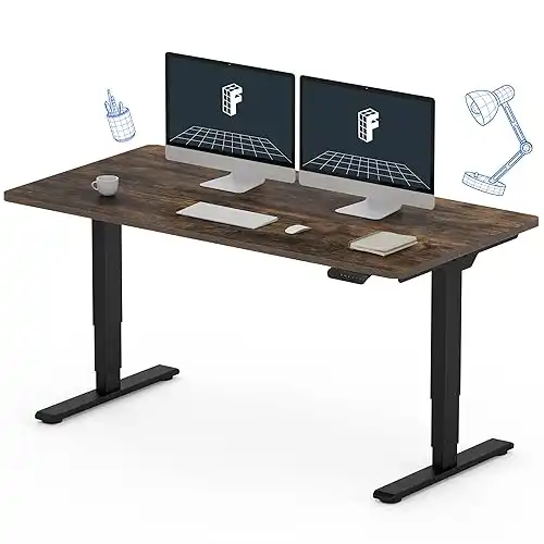 FLEXISPOT E6 Essential 3 Stages Dual Motor Electric Standing Desk