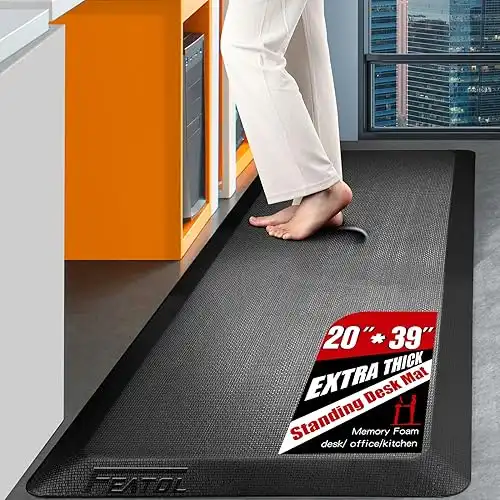 FEATOL Extra Thick Anti Fatigue Mat Floor